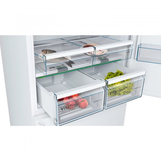 Bosch Serie | 6 Alttan Donduruculu Buzdolabı 186 x 86 cm Beyaz