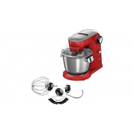 Bosch Kitchen Machine OptiMUM 1600 W Kırmızı, Gümüş